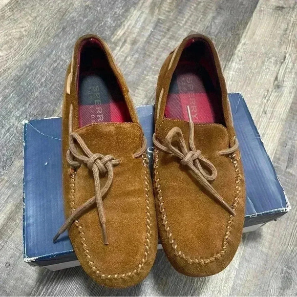 Sperry Other - Sperry top sider tan/brown suede size 10.5